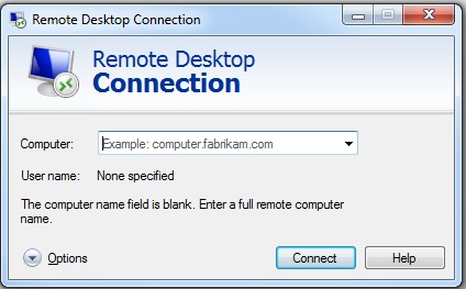 Remote Desktop Connection