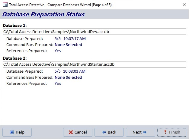 Preparation Status Preparation Status